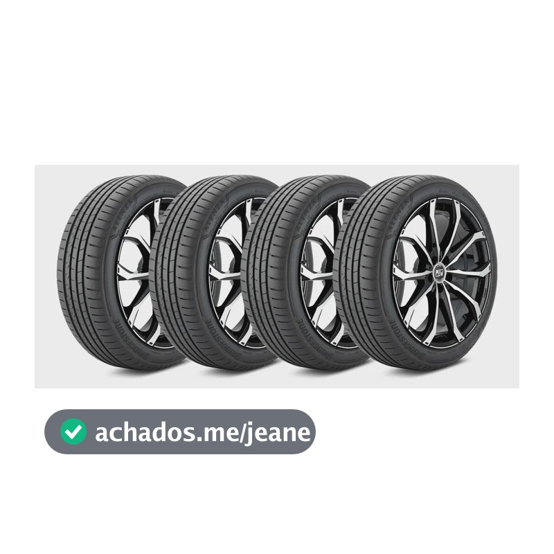 Kit 4 Pneus 225/55r18 Bridgestone Alenza 001 98v Índice de velocidade V