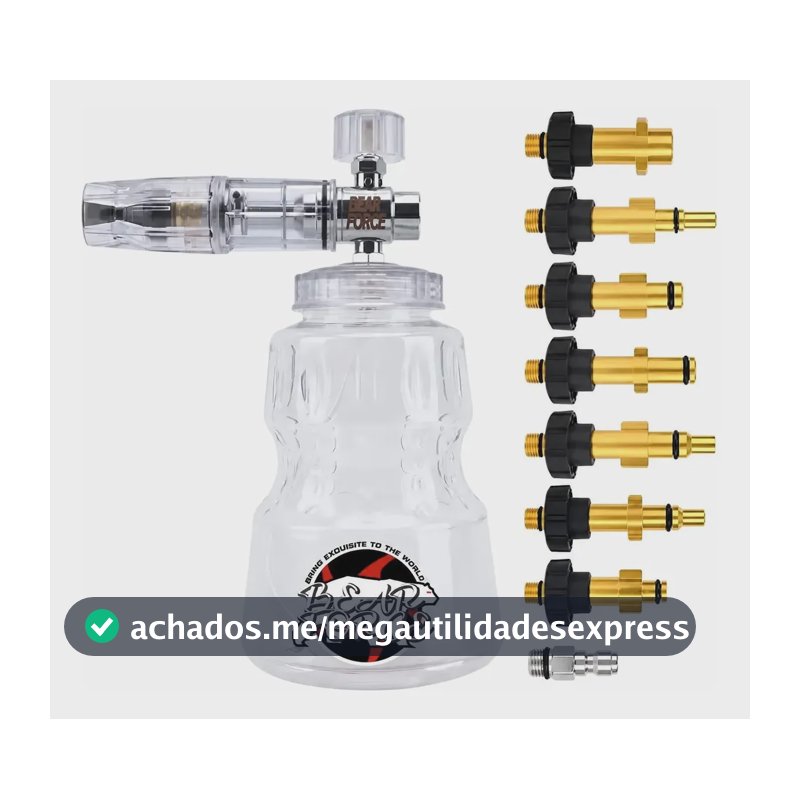 Canhão De Espuma Snow Foam Profissional Bear Force Vonder/philco/tramont/wap