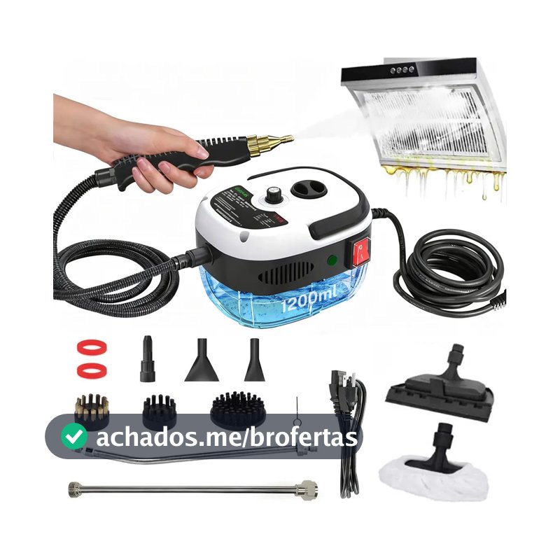 Limpador A Vapor 2500w portátil Vaporizador Para Case Branco