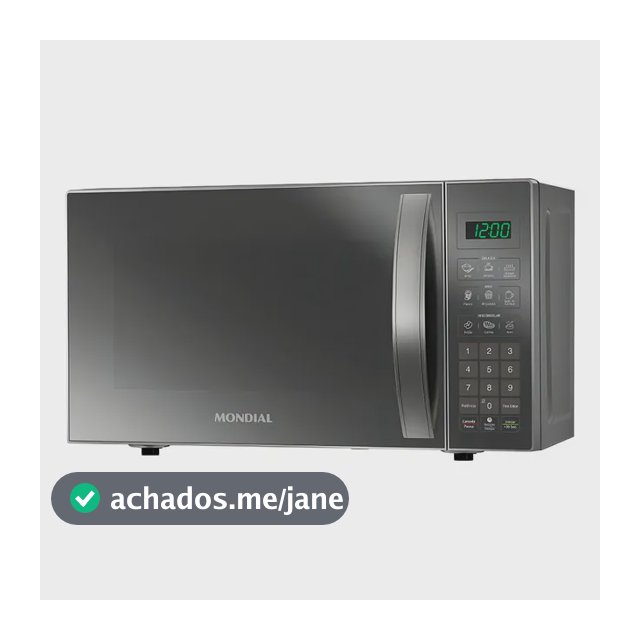 Micro-ondas Mondial 21L 1200W MO-01-21-E Espelhado