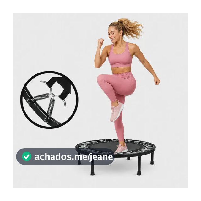 Mini Trampolim Profissional Athlenix 80 cm para Exercícios Aeróbicos 150 kg