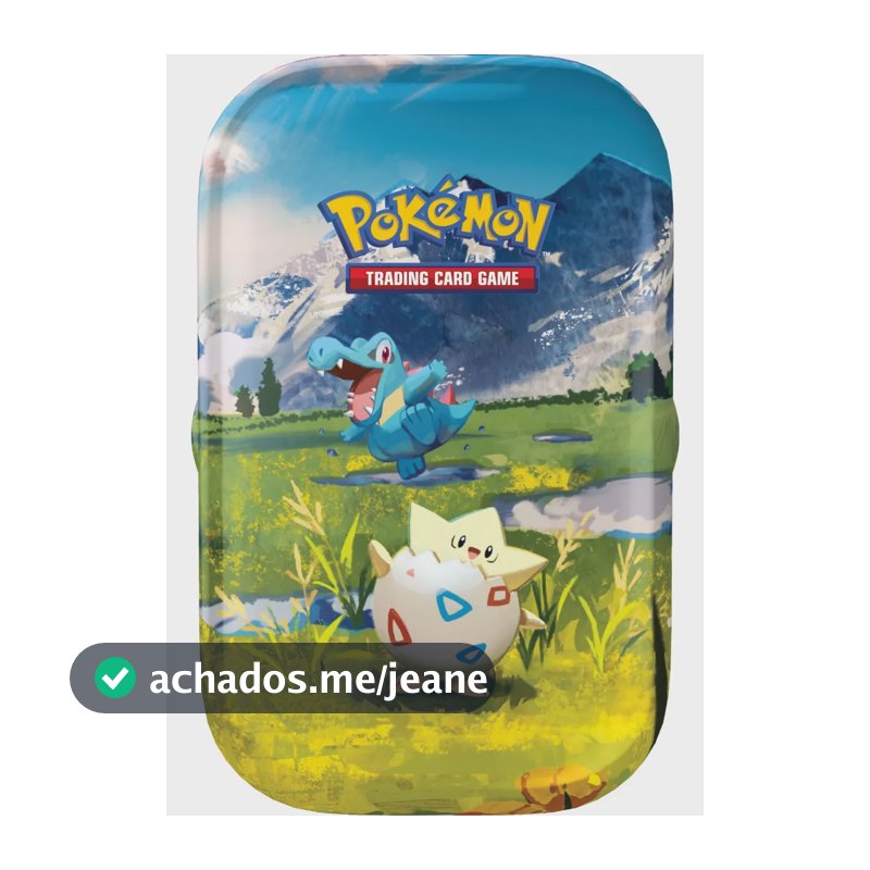 Jogo de cartas Tin Togepi + Totodile Ascended Heroes Pokémon