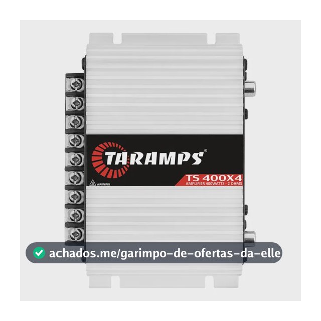 Taramps Ts400x4 2 Ohms Módulo Amplificador Som Automotivo Branco