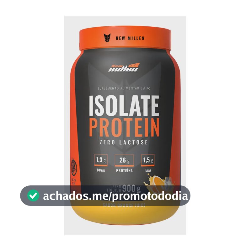 Isolate Protein Pote 900g - New Millen Sabor Suco De Laranja