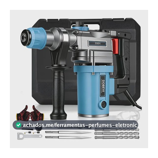 Martelete Perfurador Rompedor Professional Concreto Dobevi Azul-aço 110v 60hz
