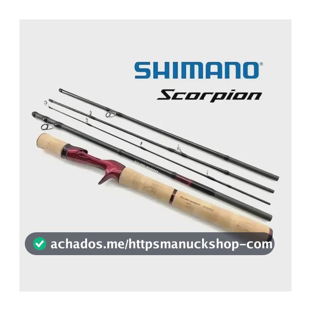 Vara Carretilha Shimano Scorpion 30lb 5'10 5 Partes | Viagem