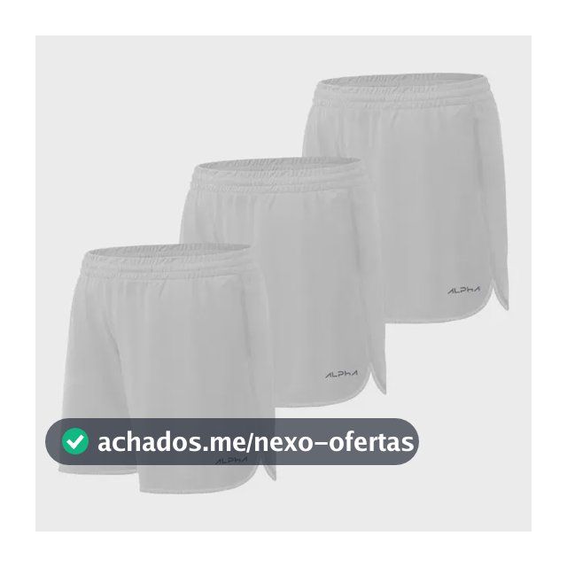 Kit 3 Shorts De Corrida Dry Alpha