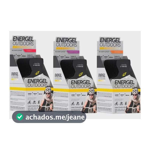 Kit 3x Caixas Gel Energel Outdoors 30 Sachês - Body Action Sabor Variado