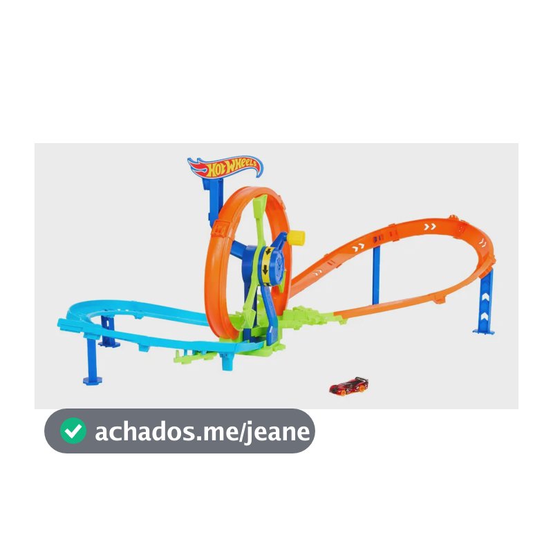 Hot Wheels Pista de Brinquedo Desafio Turbina de Ação