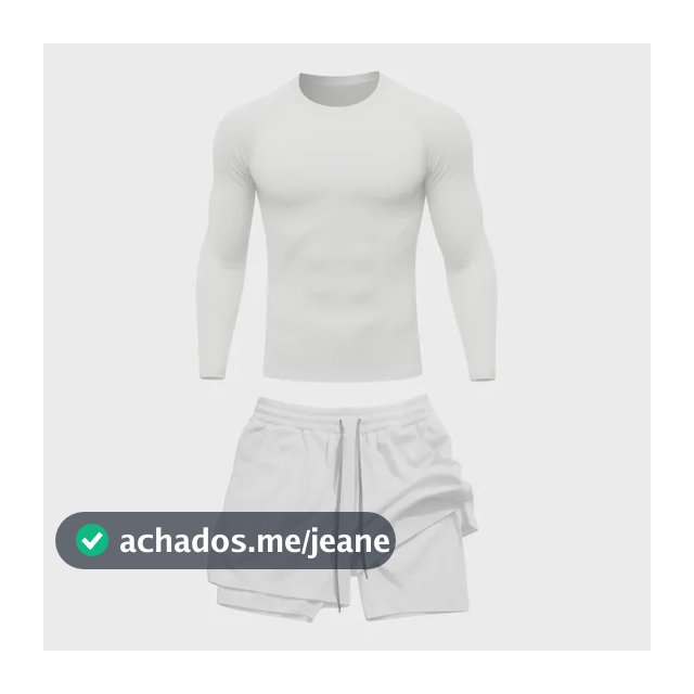 Camiseta Compressão Rash Guard Shorts Duplo Jiu Jitsu No Gi