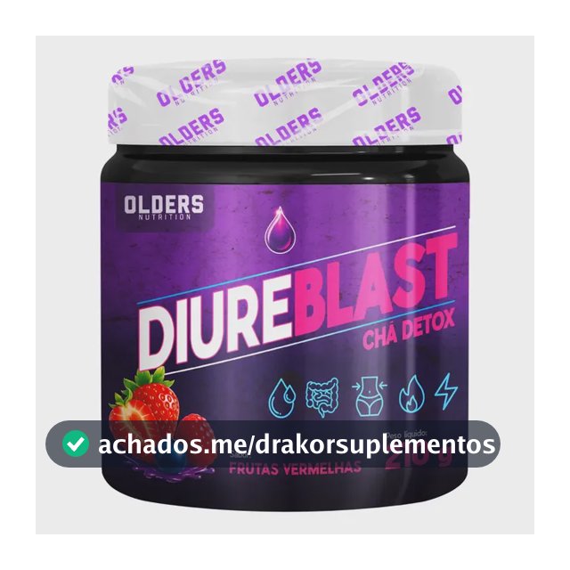 Suplemento Nutricional Older Nutrition Diureblast Pó Sabor Frutas Vermelhas 210g