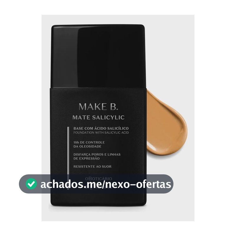 O Boticário Make B. Salicylic Base Líquida Mate 255q 30g