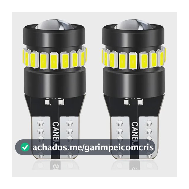 Melhor Lâmpada Led Pingo T10 Extra Forte Canhão 6000k Oferta T10