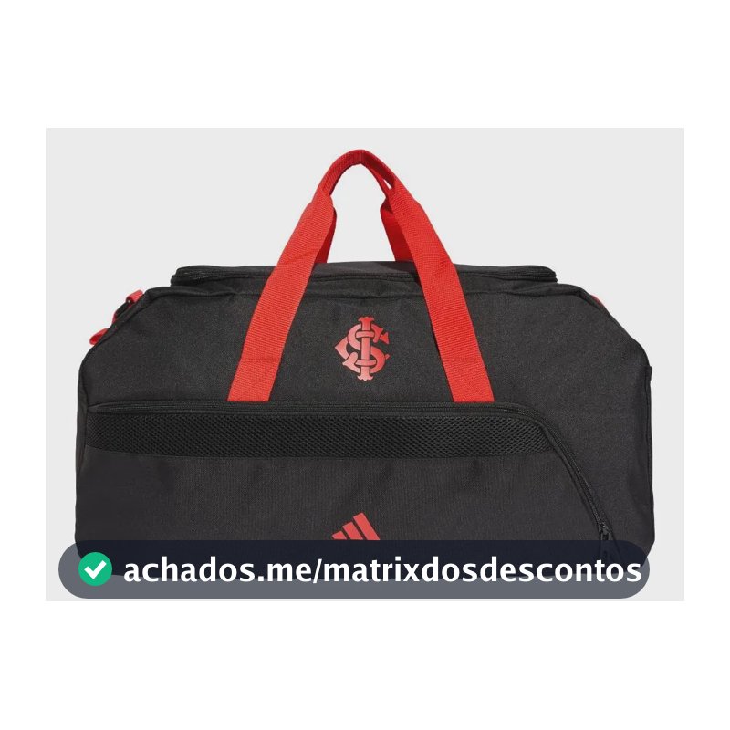 Mala Duffel Internacional adidas Preto