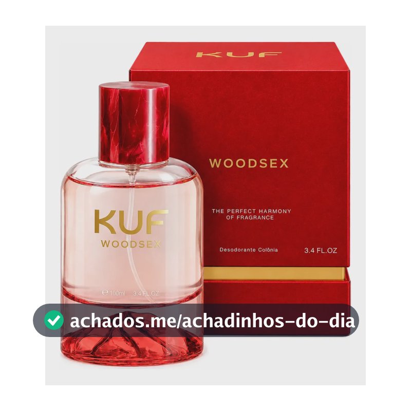 Perfume Masculino Kuf Woodsex 100ml Importado