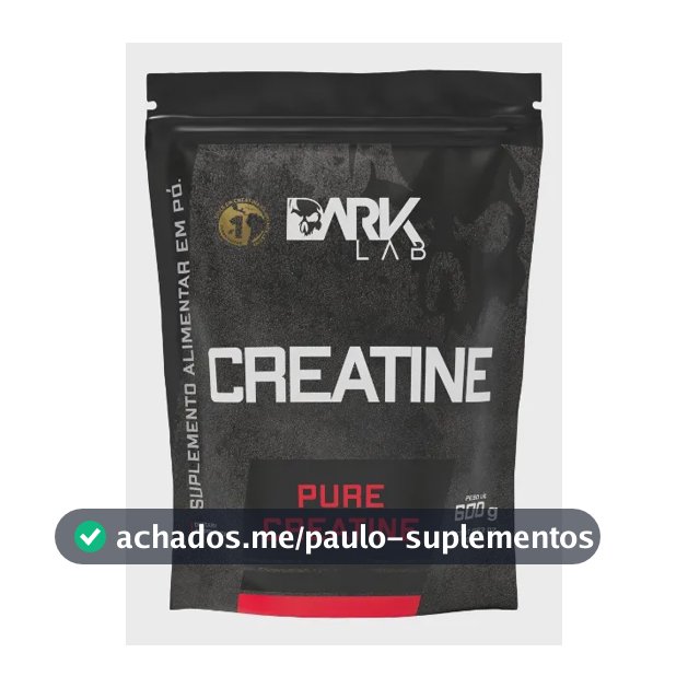 Creatina Dark Lab Premium Pure em pó Sem sabor x 600g