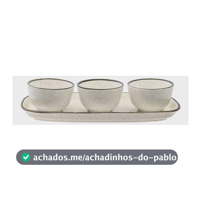 Conjunto Para Servir 4 Peças Brisa Unni Oxford