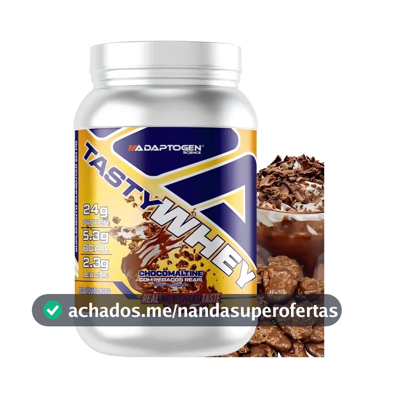 Whey protein Adaptogen Science Tasty Gourmet Tasty 3w Chocomaltine (900g) em pó x 900g