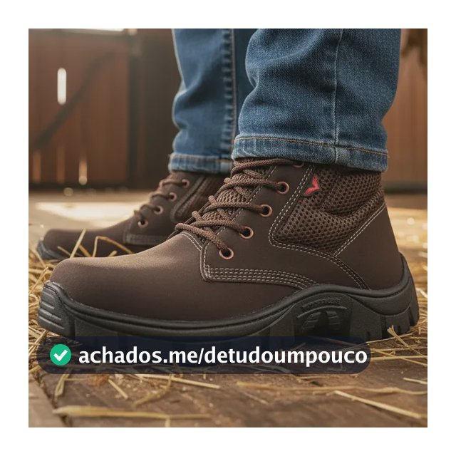 Bota Masculina Adventure Trabalho Coturno Tênis Resistente
