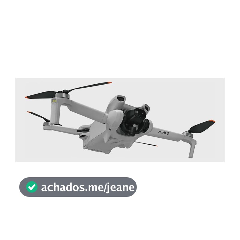 Drone Dji Mini 3 E 1 Bateria Dji Original 1 Ano De Garantia Cinza