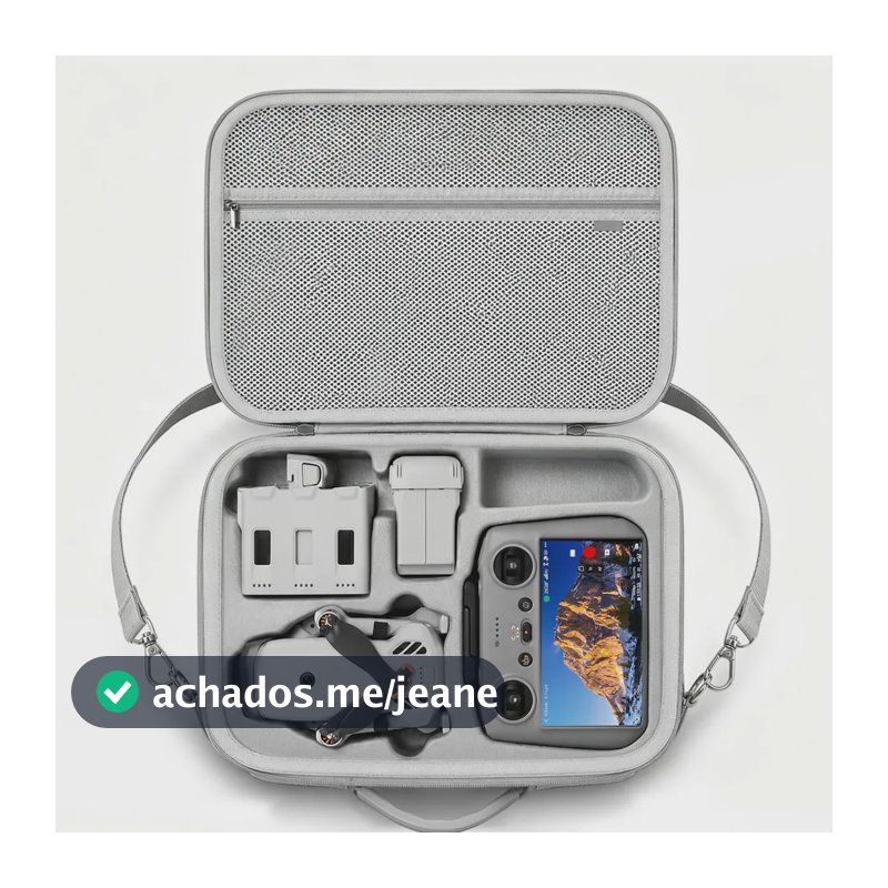 Para Dji Case Drone LITO 1/X1 Acessórios Impermeável Conveniente Pequeno Armazenamento Transversal E Portátil Cinza-escuro