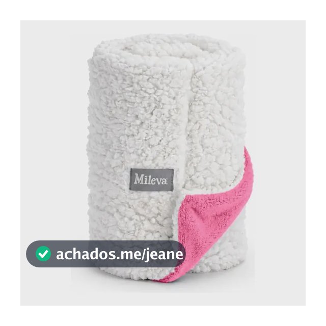 Cobertor Pet Cachorro Gato Dupla Face Coberdrom Macio Sherpa 58x78 cm - Pink