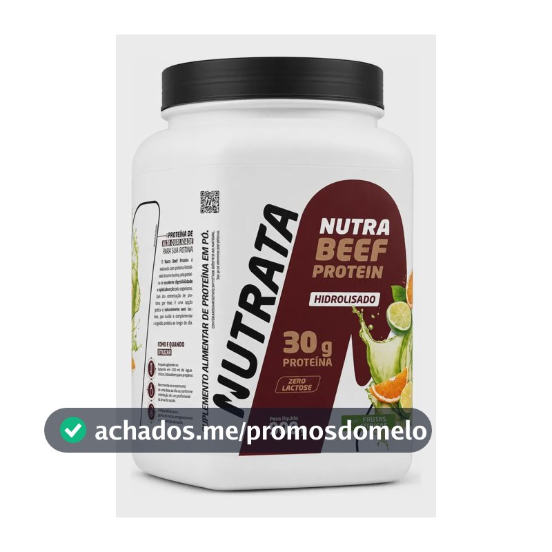Beef Protein Nutrata 900g Proteína Da Carne Frutas Cítricas