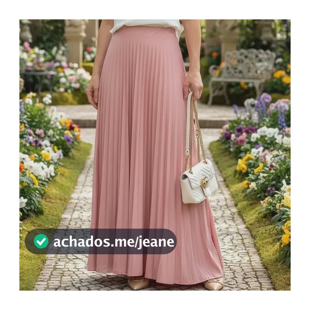 Saia Plissa Tendencia Moda Verão E Outono 2026