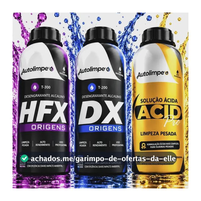 Hfx + Dx Origens  Acid Pro Solução Acida Pro Limpeza Pesada
