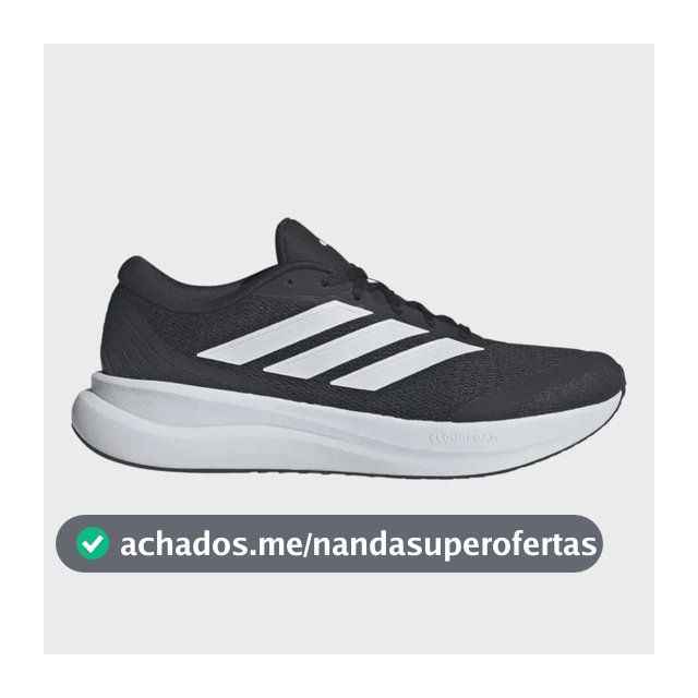 Tênis De Corrida Masculino Runfalcon 6 Cloudfoam adidas Preto Liso 40 Br