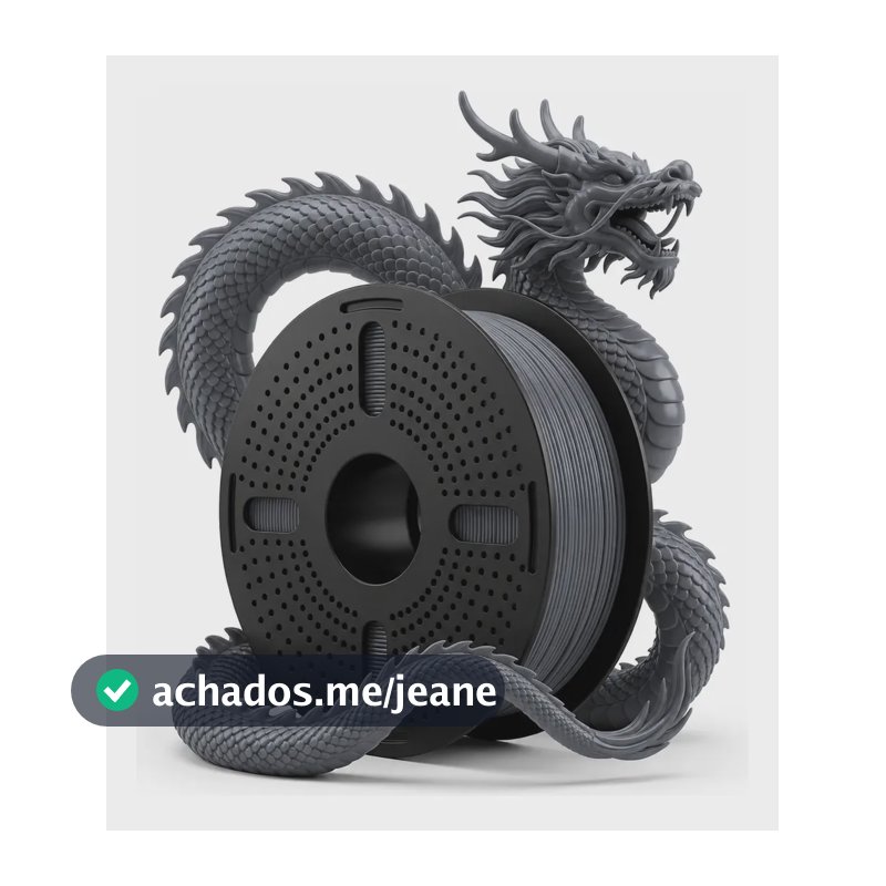 Filamento Impressora 3d Print Pulse Pla 1.75mm Cinza