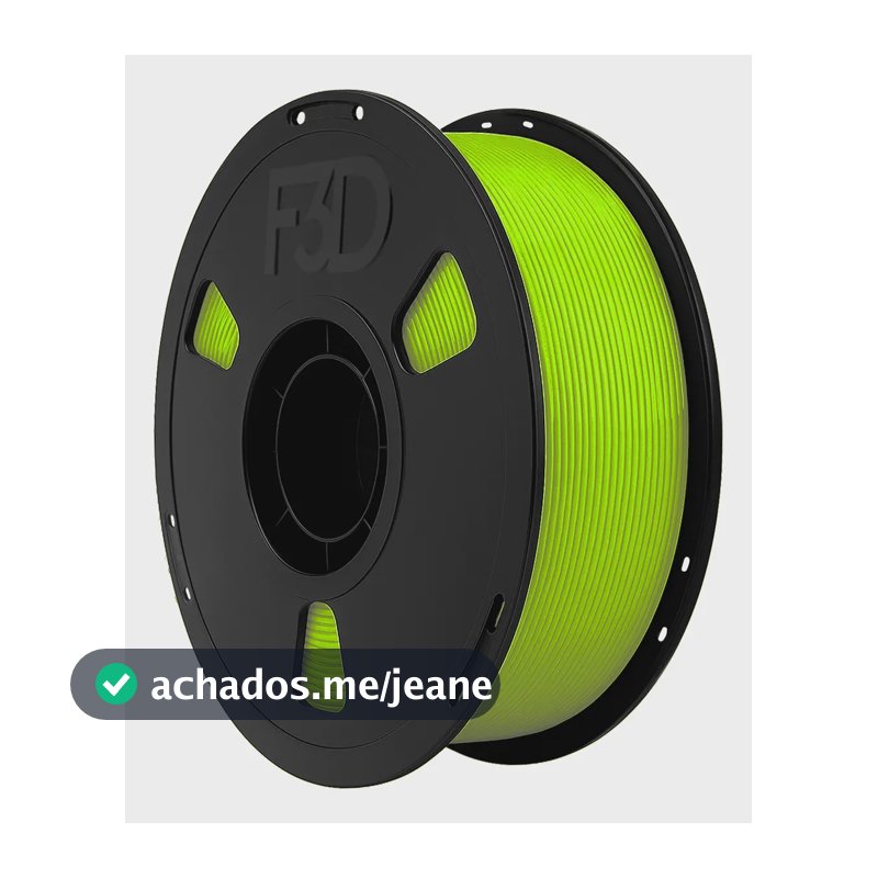 Filamento Pla Premium 1kg Verde Limão High Speed Impressor3d