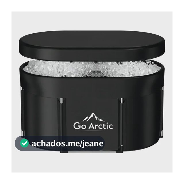 Banheira Crioterapia Go Arctic Preto com Isolamento Térmico - GG