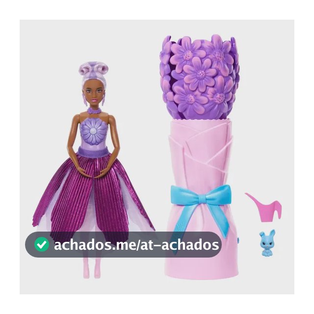 Boneca Barbie Reveal Margarida Roxa Mattel