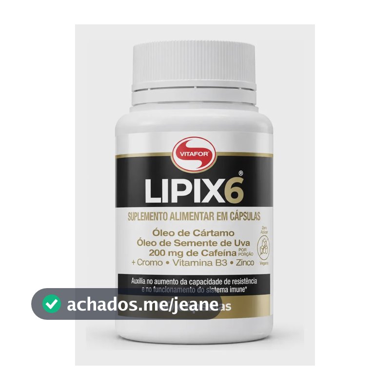 Lipix 6 com 60 Cápsulas Vitafor