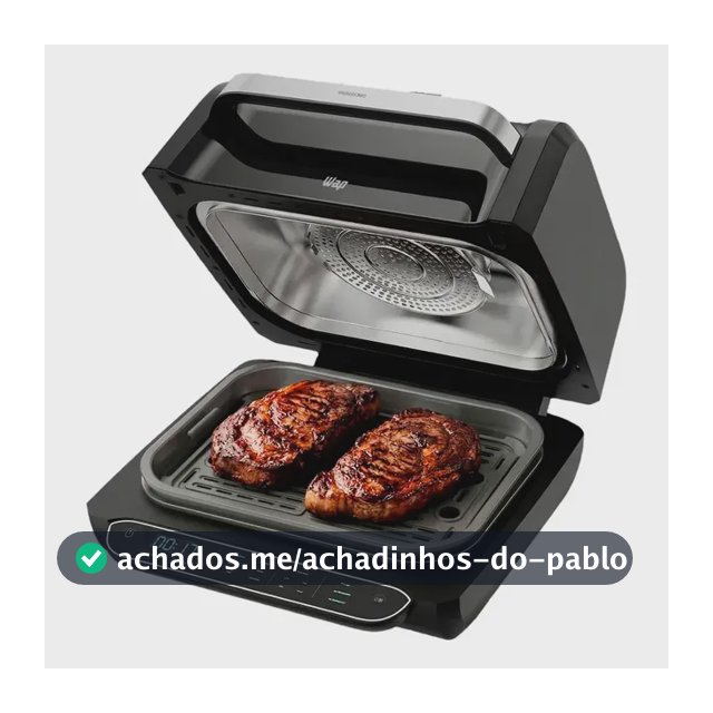 Fritadeira Elétrica Air Fryer 8 em 1 Wap Barbecue Heat Digital Wc Ab1030 220V