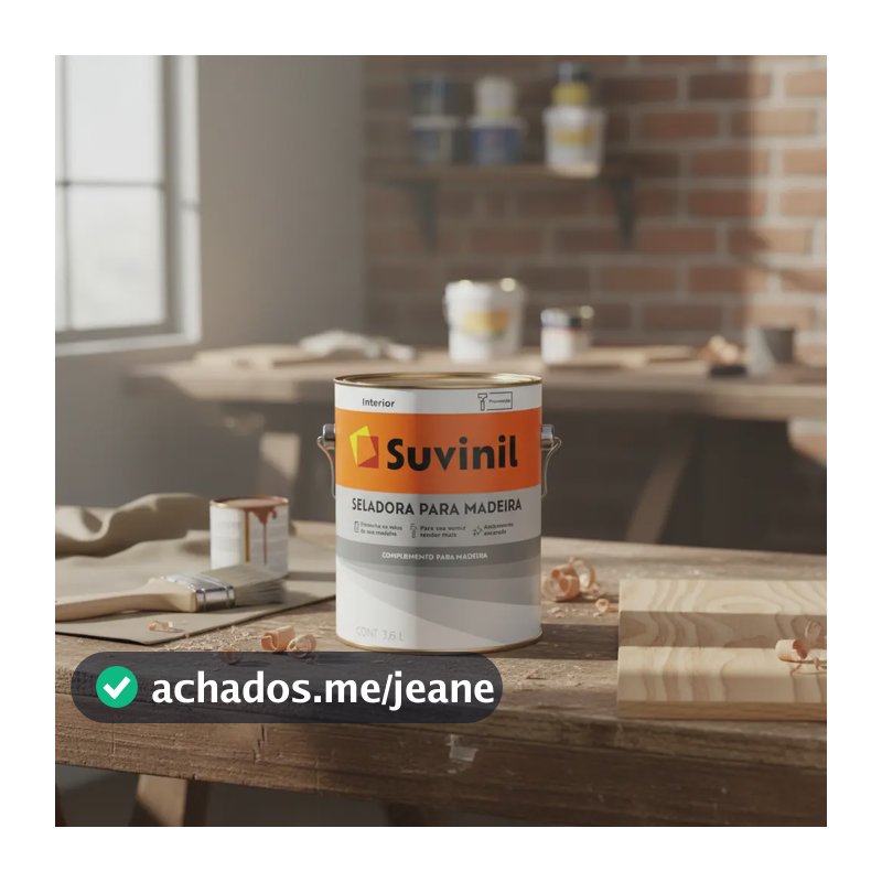 Selador Para Madeira Suvinil 3,6l Proteção E Acabamento