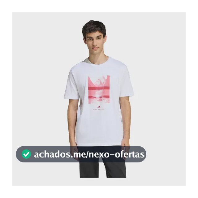 Camiseta Estampa Outdoor Kayaking adidas Branco / White M