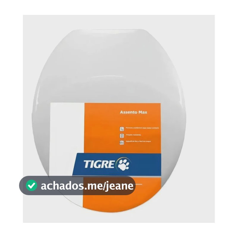 Assento Sanitário Max Branco Tigre