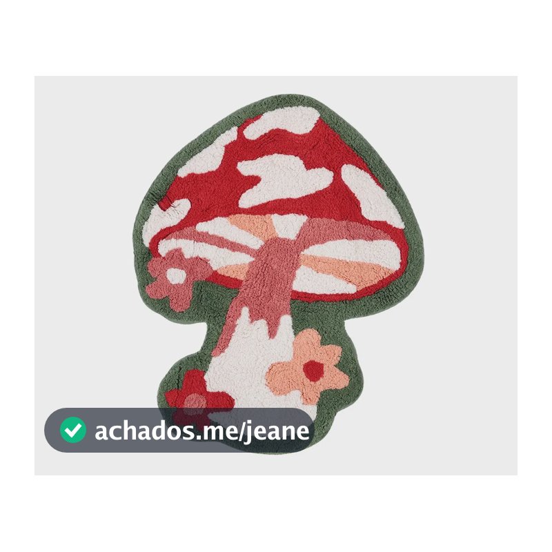 Tapete De Banheiro Artesanal Em Algodão Funghi Westwing Collection