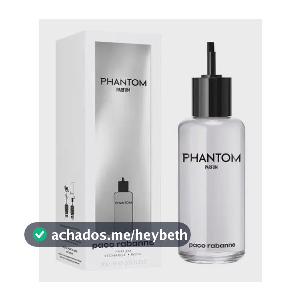 Perfume masculino Rabanne Phantom 200 ml de recarga