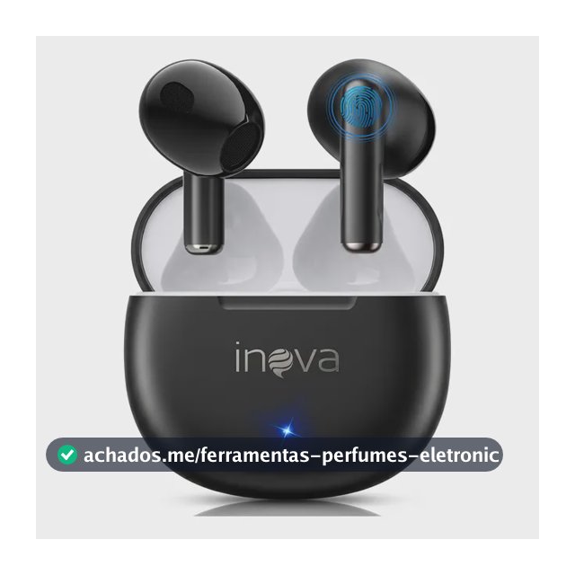 Fone De Ouvido Bluetooth Àprova D'água Com 50h Bateria Inova