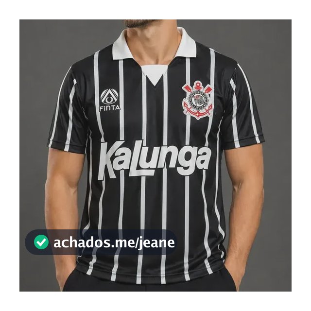 Camisa Corinthians Kalunga I I 1990 Oficial Retro Masculina