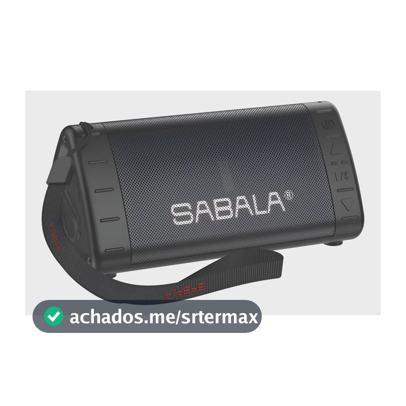 Caixa De Som Portátil Bluetooth Sabala Dr-901 Cor Preto