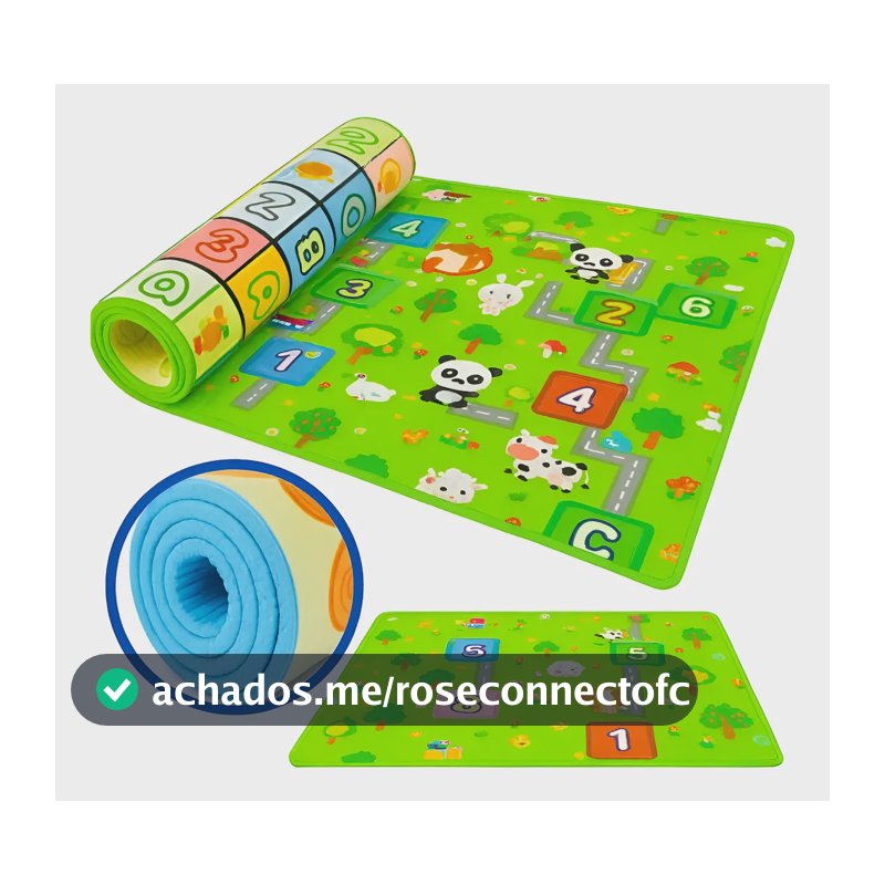 Tapete Interativo Térmico Tatame Infantil Educativo P/ Bebê