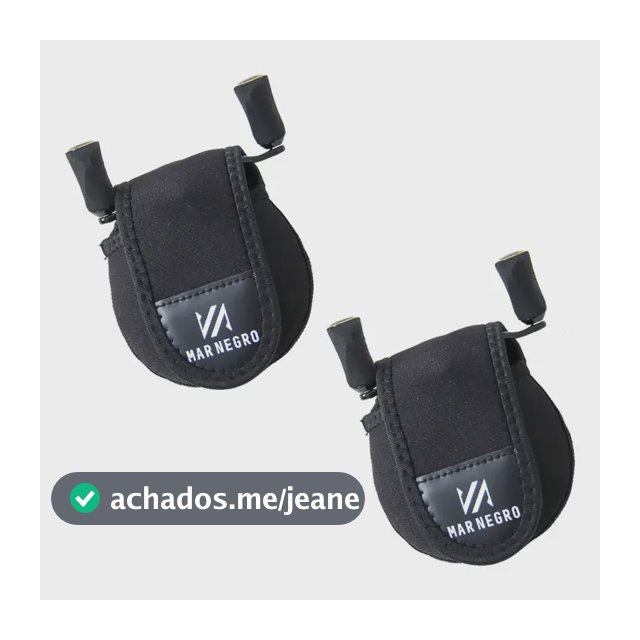 2 Capas Protetora De Carretilha Neoprene Perfil Baixo Ou Bg