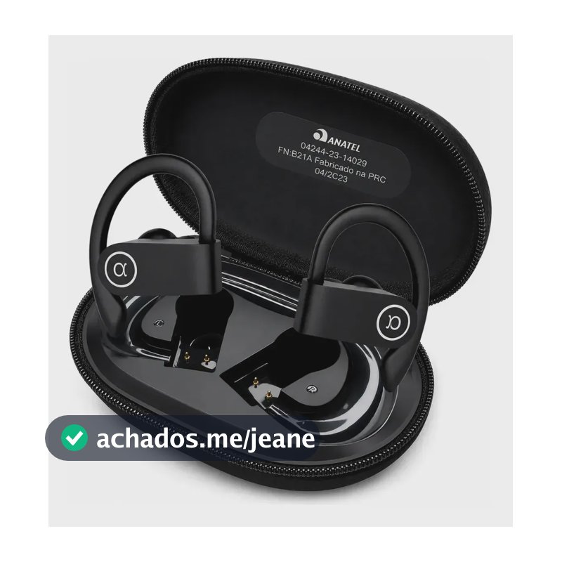 Fone De Ouvido Bluetooth Esportivo Gamer Sem Fio Bluetooth 5.4 Ipx5 Com Microfone 45h De Bateria Gancho Ergonômico Para Corrida Academia Caminhada Treino Antek Preto