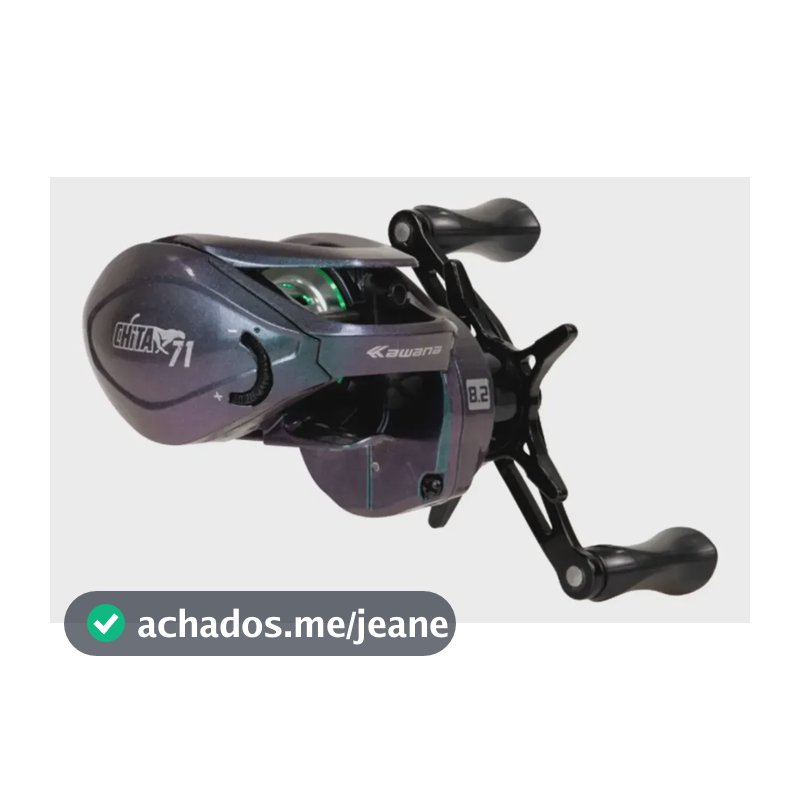Carretilha Kawana Chita - 8 Kg Drag  11 Rol. Manivela Direit Camelao Direito