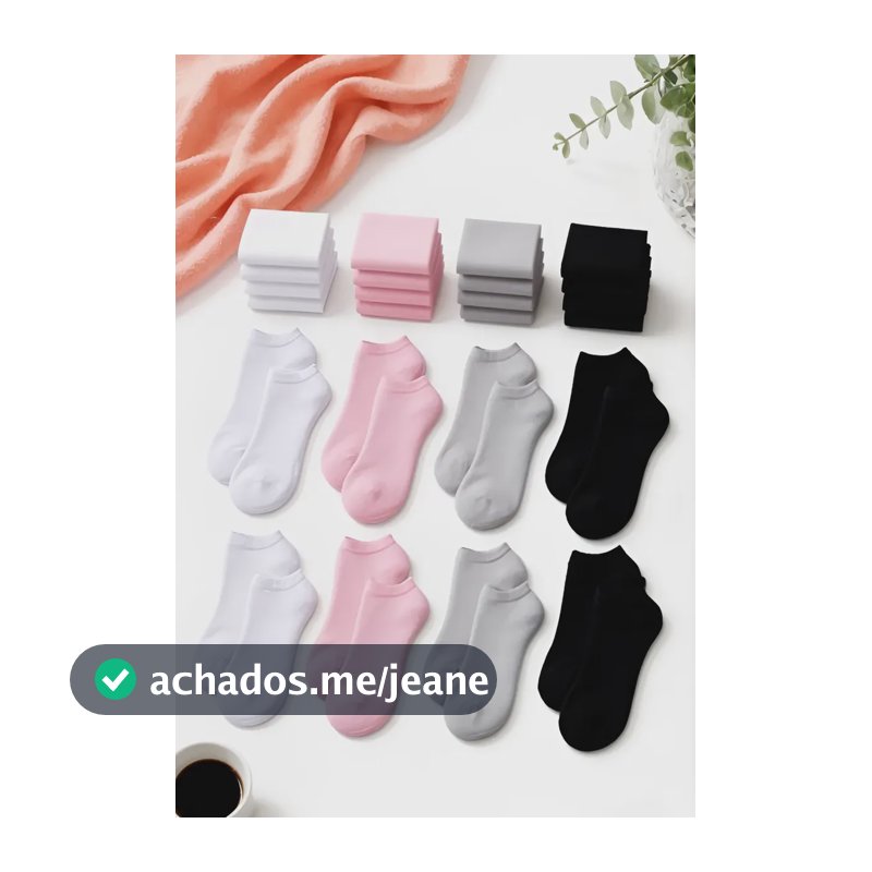 Kit 12 Pares Meias Infantil Feminino Menina Criança Sortida Desenho Un