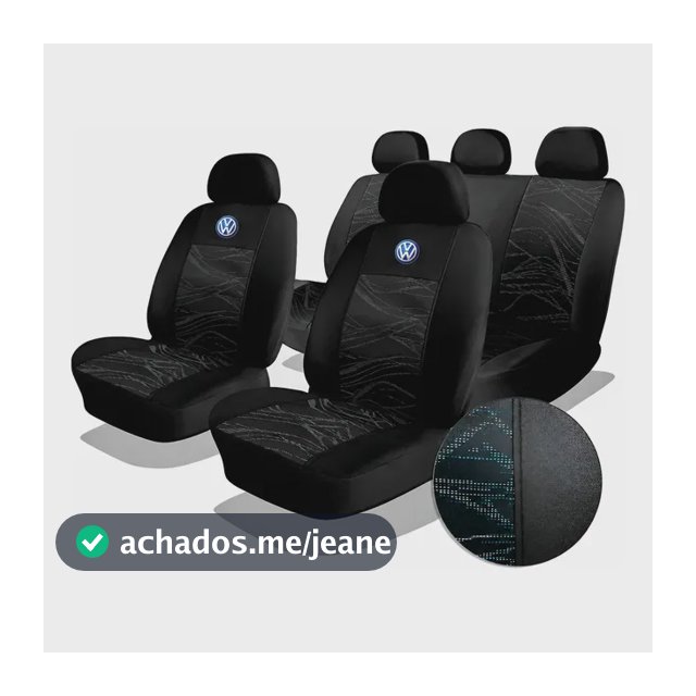 Jogo Capa Banco Estofado Tecido Grosso Gol G2 G3 G4 Original